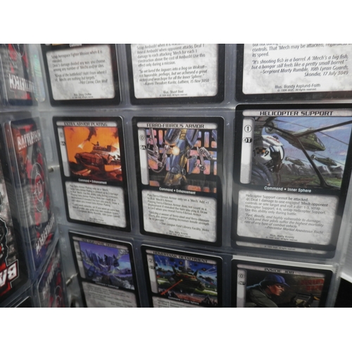 12 - Collectors Cards: BattleTech Original Series-A Binder Containing approx. 1000 cards