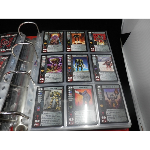 13 - Collectors Cards: BattleTech Commander Edition-A Binder Containing approx. 470 cards