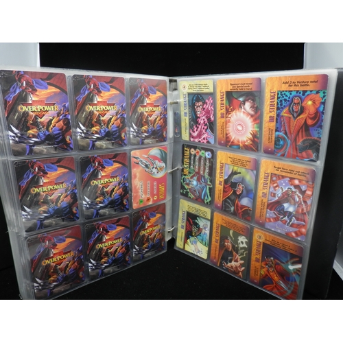 14 - Collectors Cards: A Very Rare Binder of 891 Fleer Marvel Overpower Cards (1995-1996) We believe this... 