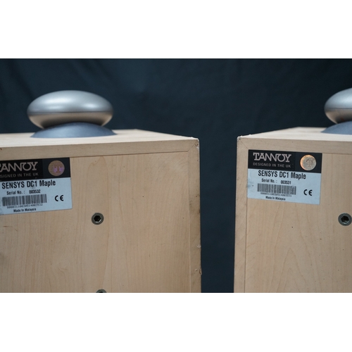 167 - Pair of Tannoy speakers Sensys DC1 Maple Speakers