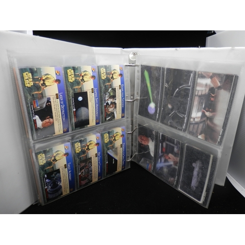 18 - Collectors Cards: Topps 3i 1997 Star Wars Complete Set of 63. Plus Topps Laser Special Star Wars Tri... 