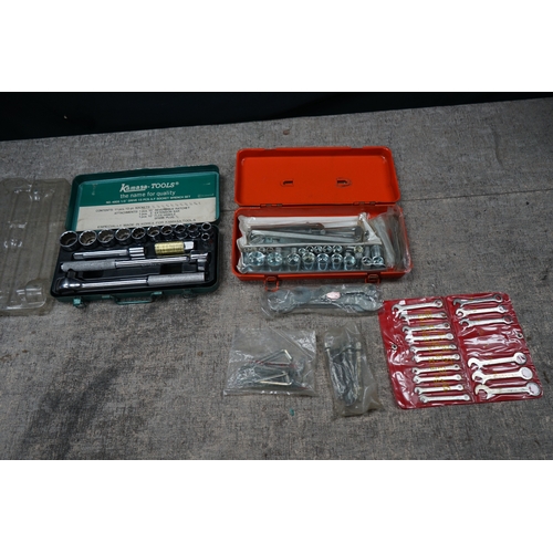 187 - Two Vintage & Complete Socket Sets