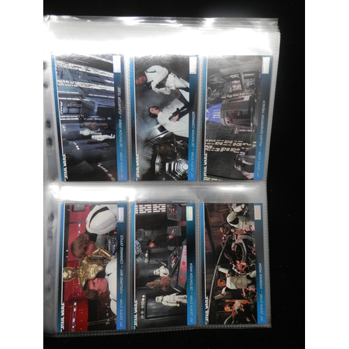 19 - Collectors Cards: Complete Set of 120 1994 Topps Star Wars Widevision Collectors Cards plus Promos