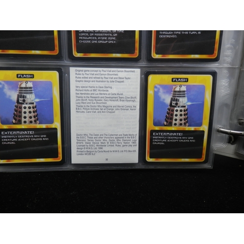 23 - Collectors Cards: A Binder of The Doctor Who Collectible Card Game, Total of 311 Individual Cards to... 