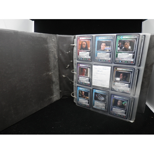 25 - Collectors Cards: A Binder of Approx. 950 Star Trek CCG Cards including Deep Space Nine, The Next Ge... 