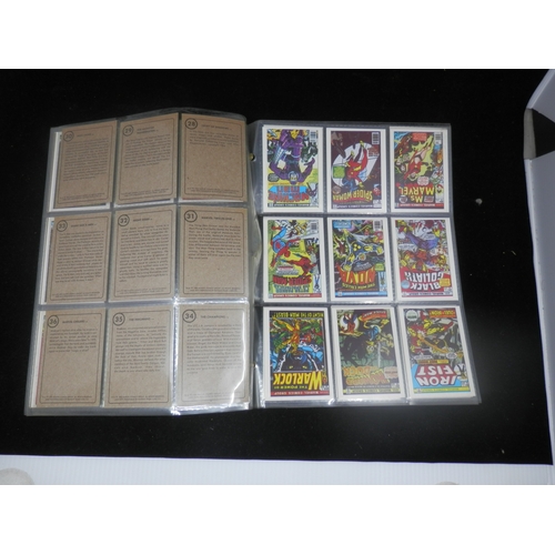 41 - Collectors Cards: Complete Set of 60 1984 Marvel First Issue Covers Superheroes Cards