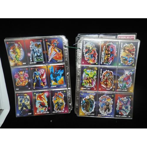 43 - Collectors Cards: Marvel 1992 Complete Set of 200 Cards plus 5/5 Holo Cards