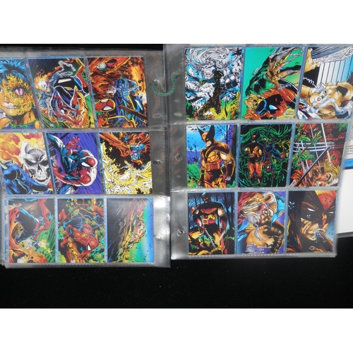 46 - Collectors Cards: Complete Set of McFarlane Era Spiderman Cards including the 6 Holo Cards