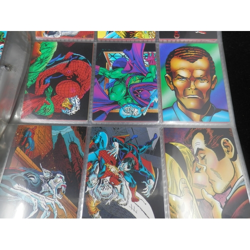 48 - Collectors Cards: 1992 Marvel 30th Spiderman Anniversary Cards-Complete Set of 90 plus 6 Holo Cards