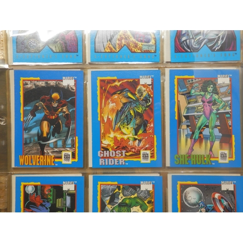 52 - Collectors Cards: Collection of Various 1990s Marvel Trading Cards