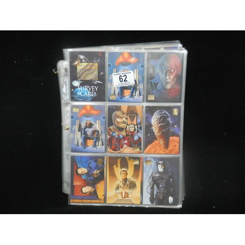 62 - Collectors Cards: 1994 Complete Set of 100 Skybox Master Series Star Trek Cards