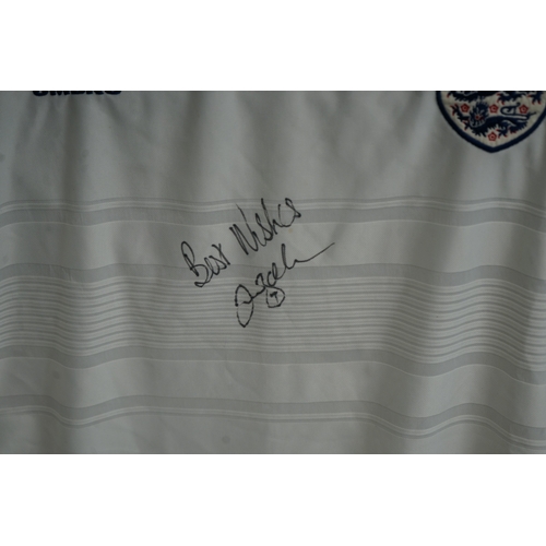 441 - Autographed by David Beckham England Shirt with letter of Authenticty