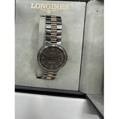 519 - Longines Conquest VHP Quartz Wrist Watch in Original box Working