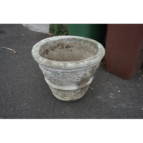 1245 - Gardens, Pots & Planters: Large Decorative Planter- 57cm Dia. x 47cm T