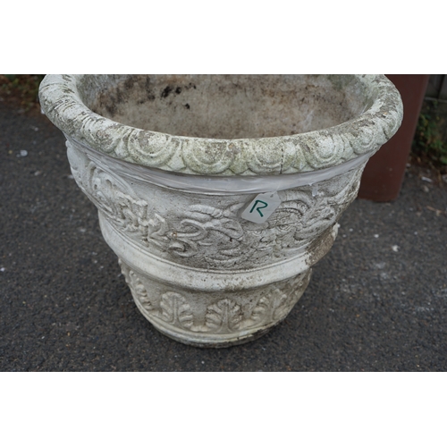 1245 - Gardens, Pots & Planters: Large Decorative Planter- 57cm Dia. x 47cm T