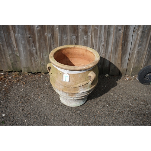 1247 - Gardens, Pots & Planters: Large Greek terracotta plant pot (36cm Dia. x 40cm Tall)