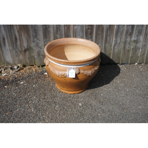 1210 - Gardens, Pots & Planters: Large Decorative Plant Pot- 44cm Dia. x 34cm T