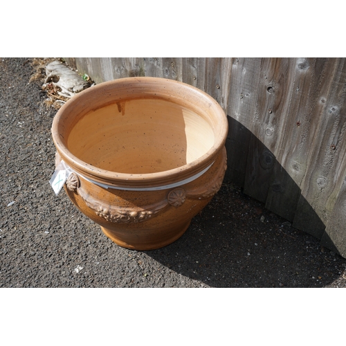 1210 - Gardens, Pots & Planters: Large Decorative Plant Pot- 44cm Dia. x 34cm T