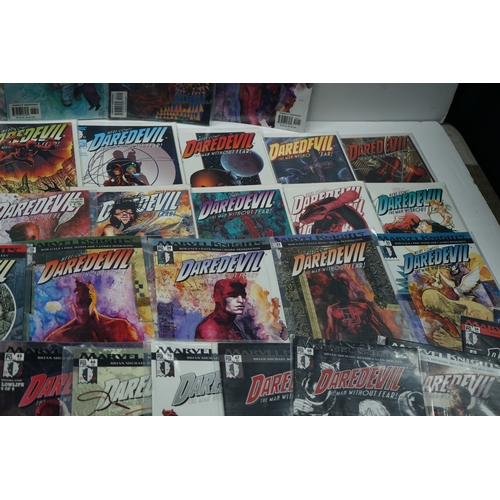 130 - Collection of Daredevil comic books, various issues from Marvel Knights series.