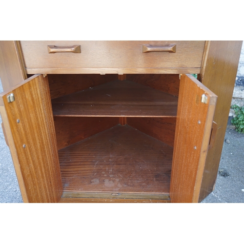 164 - Vintage Mid Century G Plan Corner Cabinet/Desk