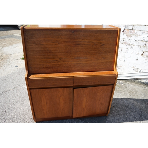 236 - Mid Century Teak Bureau