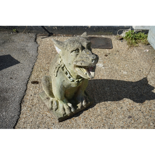 407 - Heavy Stone Gargoyle 60cm Tall