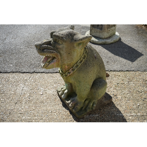 407 - Heavy Stone Gargoyle 60cm Tall