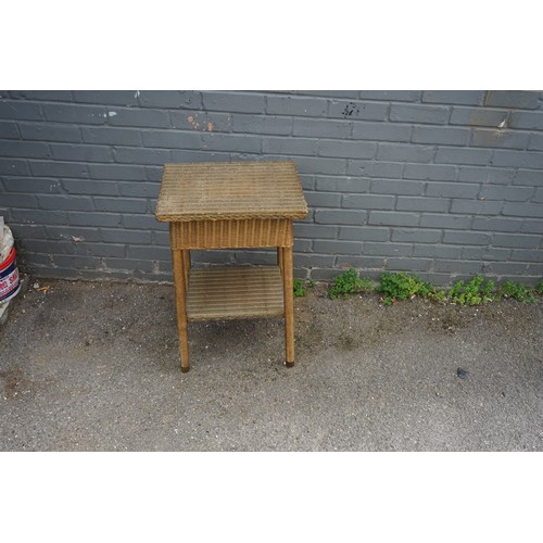 234A - Wicker/Cane Sewing Table