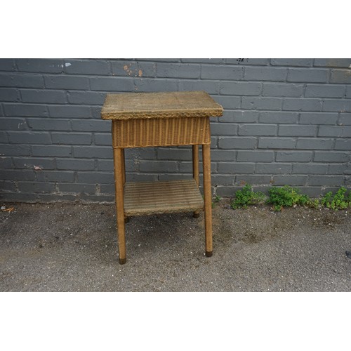 234A - Wicker/Cane Sewing Table