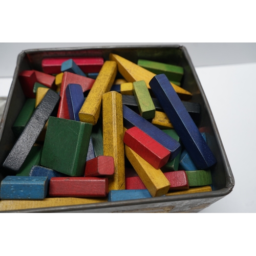 409 - Lot of Vintage Wooden Building Blocks