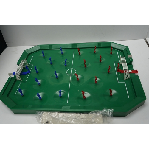 413 - Vintage wooden bagatelle game board and a Table Football Game