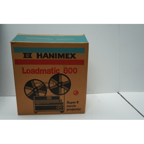 415 - Hanimex Loadmatic 800 Super 8 movie projector (boxed/unused)