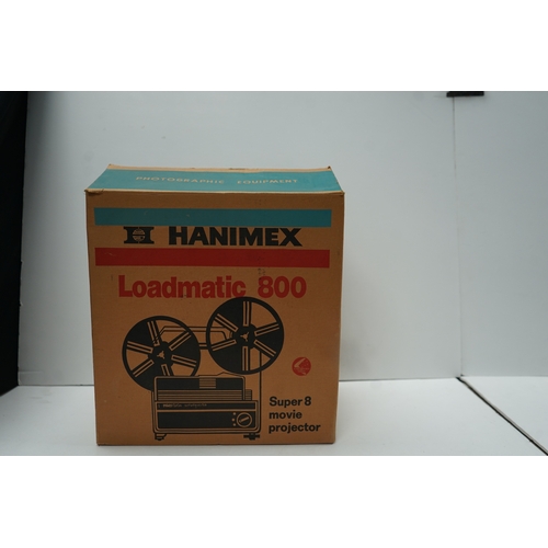 415 - Hanimex Loadmatic 800 Super 8 movie projector (boxed/unused)