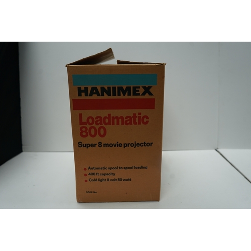 415 - Hanimex Loadmatic 800 Super 8 movie projector (boxed/unused)