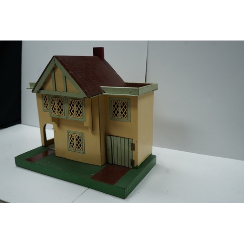 420 - Vintage Wooden Dolls House with Furniture to Include Vintage My Dolly's Kitchen Series Kitchen Unit ... 