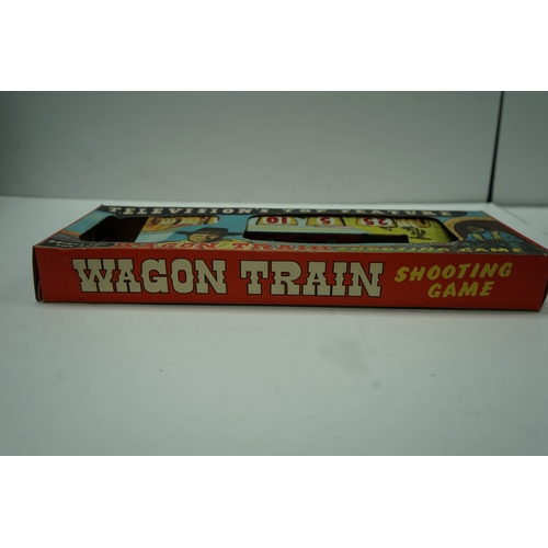 432 - Wagon Train Shooting Game in original packaging.