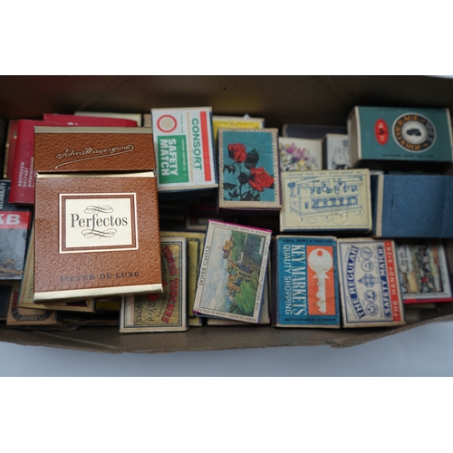 433 - Collection of vintage matchboxes, including brands like 