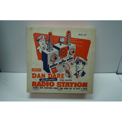 452 - Merit Dan Dare Electronic Space Control Radio Station, Cat. No. 3110. Made by J&L Randall Ltd.