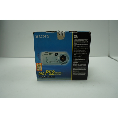 459 - Sony Cyber-shot DSC-P52 Digital Camera in original packaging.