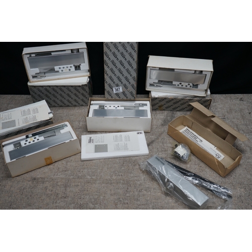 367 - Collection of Dorma and Hidra door closers unused in original packaging.