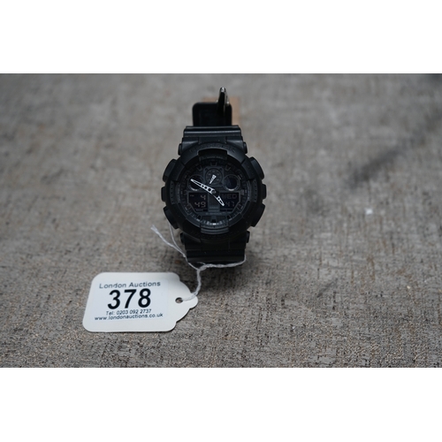 378 - Casio G-Shock wristwatch, model GA-100CF.