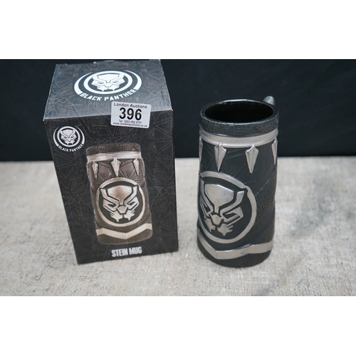 396 - Black Panther Stein Mug in original packaging.