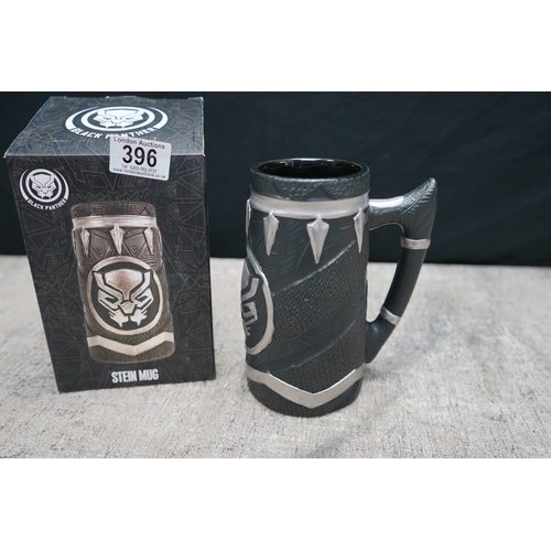 396 - Black Panther Stein Mug in original packaging.