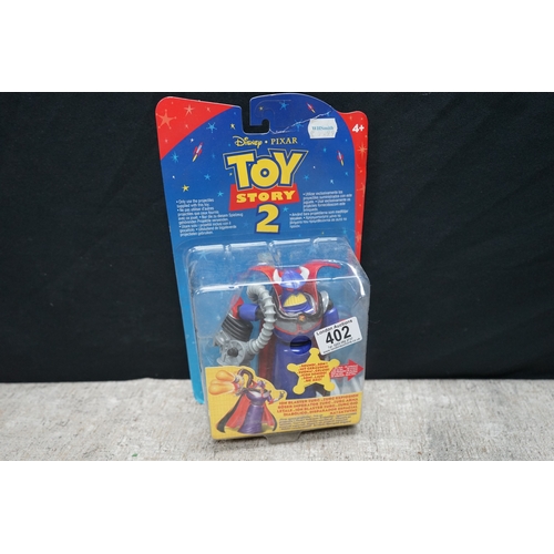 402 - Disney Pixar Toy Story 2 Zurg action figure in original packaging.