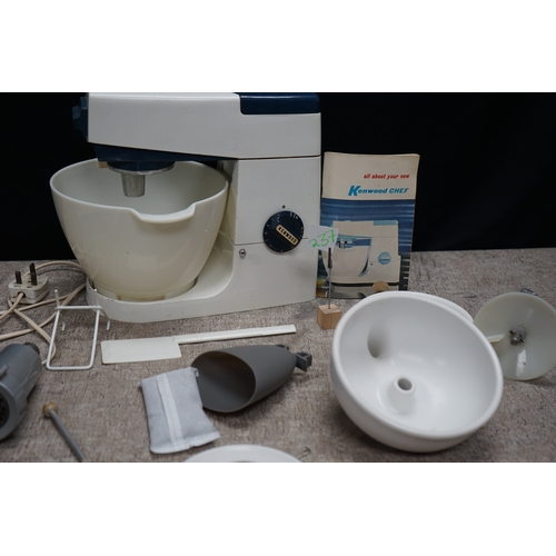 237 - Vintage Kenwood Chef with Accessories