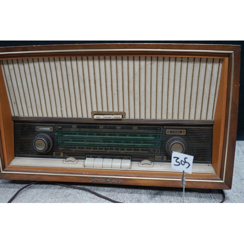 305 - Vintage Schaub Lorenz 1960s Radio