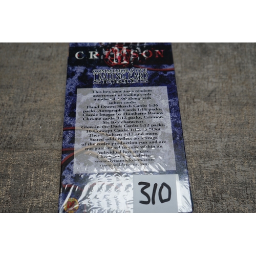 310 - Sealed Set of Crimson Commemorative Trading Cards by Dynamic Force 2001