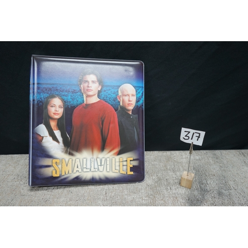 317 - Official Binder of Smallville Cards-Complete 90 Card Base Set and 9/9 Promo Cards