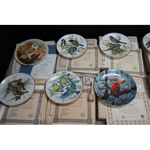 318 - Large Lot of Mint and Boxed Collectors Plates