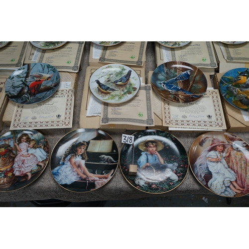 318 - Large Lot of Mint and Boxed Collectors Plates